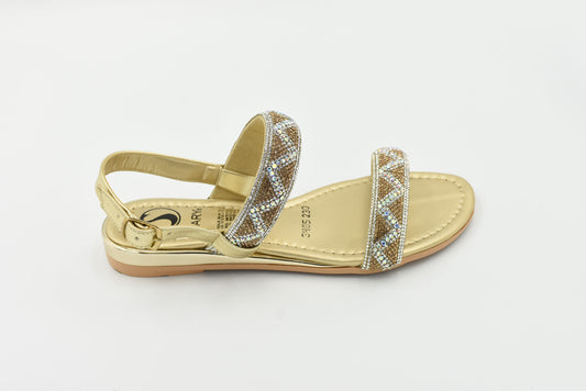 Sandalia Oro Diamantina 3485