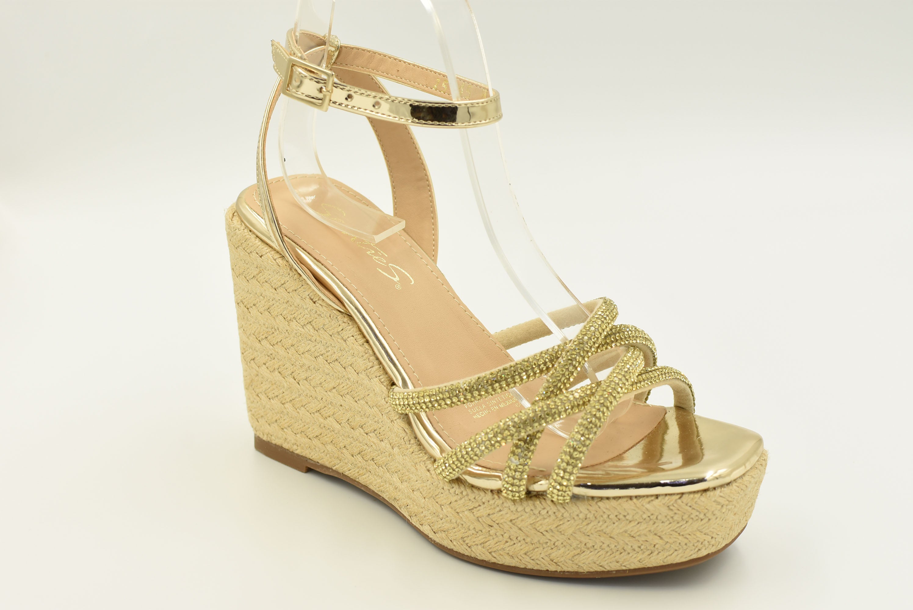 Edinburgh Oro Sandalia Corrido Alto 45814